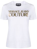 Versace Jeans Couture t-shirt en coton à logo imprimé - Blanc