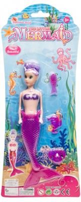LG Imports tienerpop zeemeermin met accessoires paars 23 cm LG Imports tienerpop zeemeermin met accessoires paars 23 cm