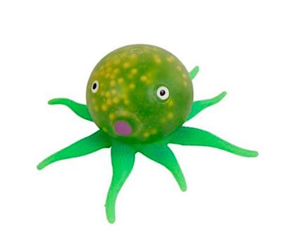 Toys Amsterdam knijpfiguur Octosqueeze junior 15cm siliconen groen Toys Amsterdam knijpfiguur Octosqueeze junior 15cm siliconen groen