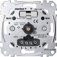 Merten MEG5142-0000 Dimmer (inbouw) Geschikt voor lampen: TL-buis Aluminium - thumbnail