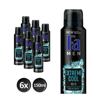 FA Men Deospray Extreme Cool - 6x 150ml multiverpakking FA Men Deospray Extreme Cool - 6x 150ml multiverpakking