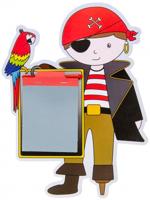 LG Imports tekenbord met pen piraat 24 cm