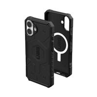 URBAN ARMOR GEAR Pathfinder MS Case compatibel met Apple iPhone 16 Plus (Draadloos / Magnetisch opladen compatibel, bescherming volgens militaire standaard) zwart