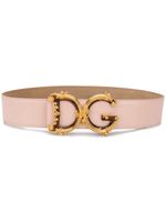 Dolce & Gabbana ceinture à boucle sculptée - Rose - thumbnail