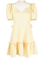 Viktor & Rolf robe courte à empiècements en tulle - Jaune