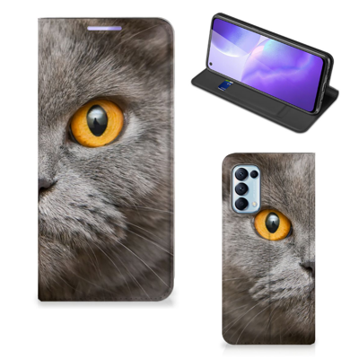 Hoesje maken OPPO Find X3 Lite Britse Korthaar Hoesje maken OPPO Find X3 Lite Britse Korthaar