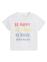 Givenchy Kids t-shirt en coton à logo imprimé - Blanc - thumbnail