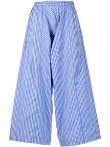 Rosetta Getty pantalon ample à coupe courte - Bleu