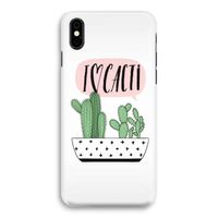 I love cacti: iPhone Xs Volledig Geprint Hoesje