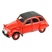 Deux chevaux Citroen modelauto rood   -