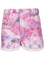 MARANT ÉTOILE short Lesia à imprimé tie dye - Rose - thumbnail