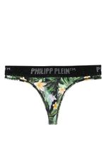 Philipp Plein string imprimé à taille logo - Vert - thumbnail