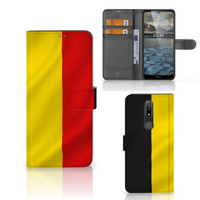 Nokia 2.4 Bookstyle Case Belgische Vlag - thumbnail