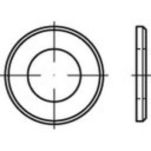 TOOLCRAFT Onderlegring Staal Thermisch verzinkt 50 stuk(s) TO-5433552