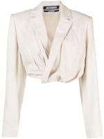 Jacquemus Cropped blazer - Beige