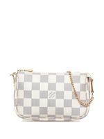 Louis Vuitton Pre-Owned mini sac Pochette Accessories Damier Azur pre-owned (2008) - Blanc