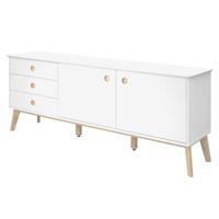 Interstil Dressoir Century 180cm - wit/hout