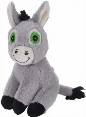 Free and Easy knuffelezel 20 x 16 cm pluche grijs Free and Easy knuffelezel 20 x 16 cm pluche grijs