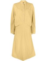 colville robe-chemise Abelen à coupe mi-longue - Jaune