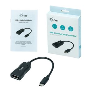 i-tec C31DP60HZP video kabel adapter 0,15 m USB-C 3.1 DisplayPort Zwart