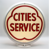 Cities Service Rood Logo Benzinepomp Bol - thumbnail