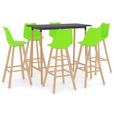 vidaXL 7-delige Barset groen vidaXL 7-delige Barset groen