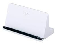 HAN Tablethouder smart-Line, tabletstandaard voor op kantoor met soft-grip opstelvlak, geschikt voor alle gangbare tablets, 92140-12, wit