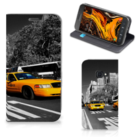 Samsung Galaxy Xcover 4s Book Cover New York Taxi