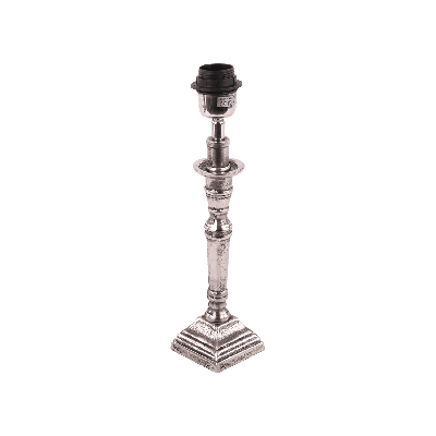 Tafellamp Valenza klein 35 cm ruw nickel