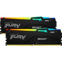 Kingston FURY 16 GB DDR5-5600 Kit werkgeheugen KF556C36BBEAK2-16, Beast RGB, EXPO - thumbnail