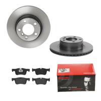 Remmenset, remschijf BREMBO, Remschijftype: Binnen geventileerd, Inbouwplaats: Vooras, u.a. für BMW - thumbnail