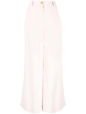 Balmain pantalon ample à taille haute - Rose