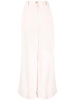 Balmain pantalon ample à taille haute - Rose