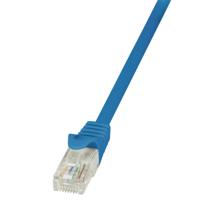 LogiLink CP2026U RJ45 Netwerkkabel, patchkabel CAT 6 U/UTP 0.50 m Blauw Snagless 1 stuk(s)