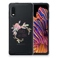 Samsung Xcover Pro Telefoonhoesje met Naam Boho Text