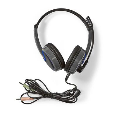 Nedis GHST200BK hoofdtelefoon/headset Bedraad Hoofdband Gamen Zwart Nedis GHST200BK hoofdtelefoon/headset Bedraad Hoofdband Gamen Zwart