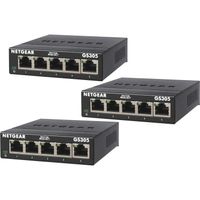 Netgear GS305-300PES, 3 pack switch - thumbnail