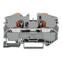 2216-1201 | WAGO 2-CONDUCTOR THROUGH TERMINAL BLOCK WITH PUSH-BUTTON 16 MM?, GREY