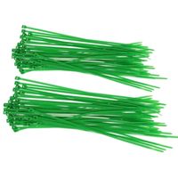 Setje van 80x stuks Kabelbinders/tie-wraps groen 20-30 cm van 4.7 mm breed