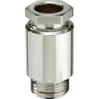 WISKA 10014484 Schokbestendige kabelwartel, met afdichting M24, messing (vernikkeld), naturel, 1 stuk