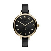 Horlogeband Marc by Marc Jacobs MJ1416 Leder Zwart 10mm - thumbnail