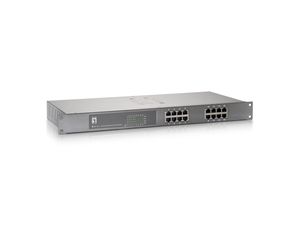 LevelOne FEP-1611 netwerk-switch Unmanaged Fast Ethernet (10/100) Power over Ethernet (PoE) Grijs