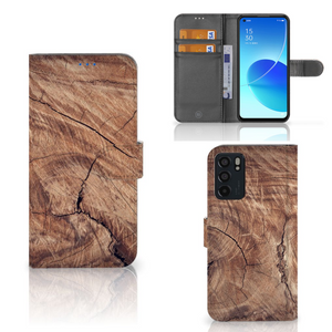 OPPO Reno6 5G Book Style Case Tree Trunk