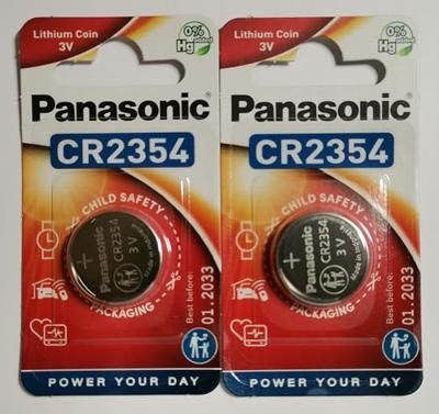 Panasonic CR2354 Lithium knoopcelbatterijen, 3 V, 2 stuks