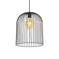 QAZQA Design hanglamp zwart - Wire Knock