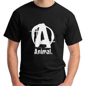 Animal Basic Logo T-Shirt Zwart Maat L