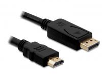 Delock 82587 Kabel DisplayPort 1.1 male > High Speed HDMI-A male passief 2 m zwart - thumbnail