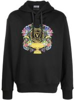 Versace Jeans Couture hoodie à logo imprimé - Noir - thumbnail