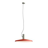 Wever & Ducre - Roomor 1.0 Shade 4.0 Hanglamp Grijs / Rood