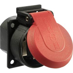 AS Schwabe 45080 Stopcontact (inbouw) IP54 Rood